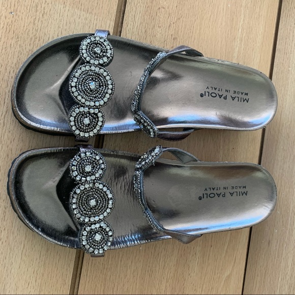 buffalo chunky buckle sandal